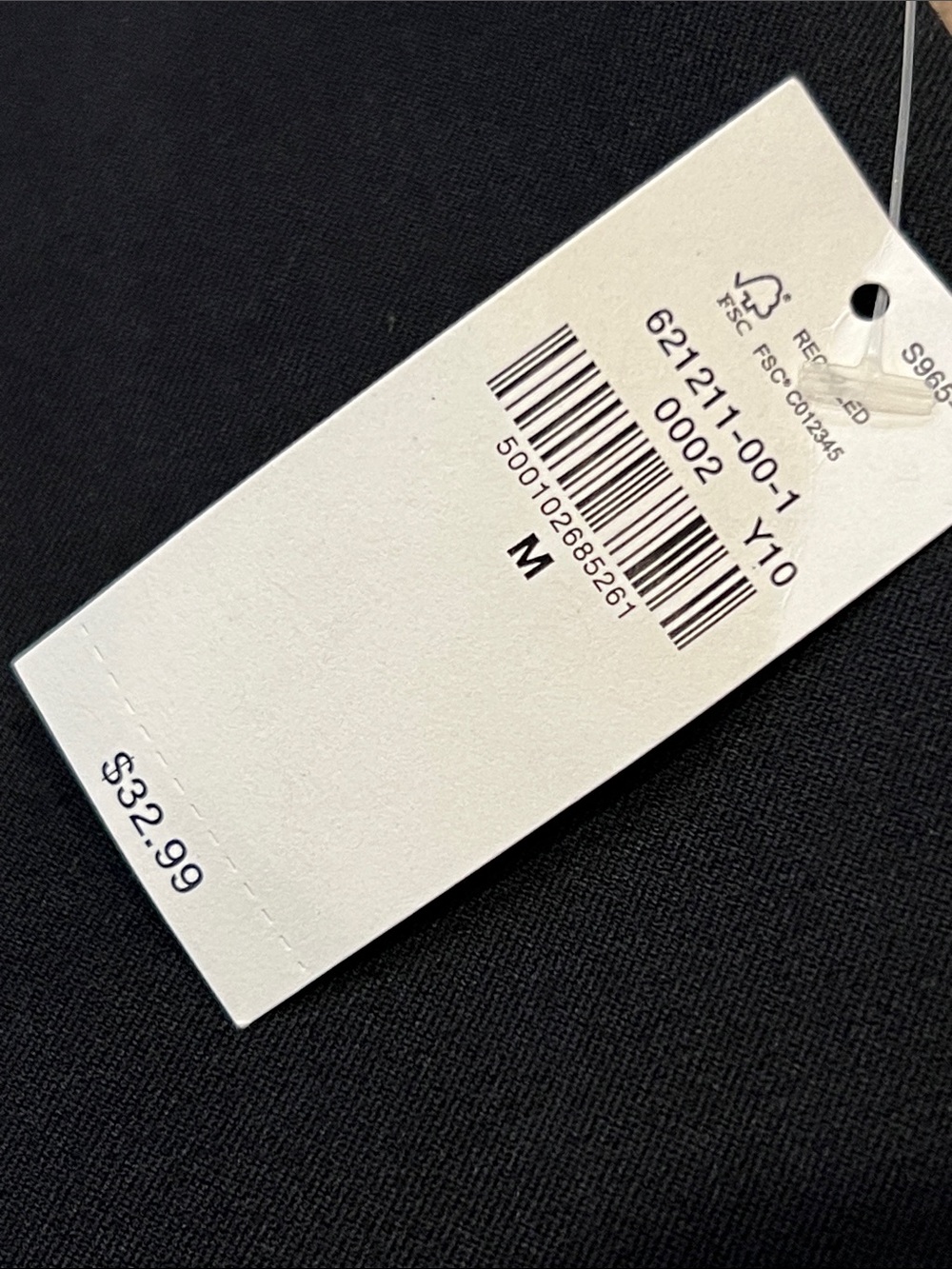 NWT Old Navy Black Pixie Skirt Size Medium Pull-on Elastic Waistband - Picture 3 of 12